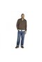 Tb0A2Bmx Williams River Cotton Yd 1/4 Zip Sweater Brown Men's Sweatshirt - 4