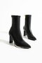 Women's Genuine Leather Boots Black - 4