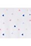 بدلة نوم منقوشة بأقدام باللون الأبيض - 2