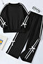 Girls' Double-Strap Ribbon Tracksuit Set 4-16 Years 12145