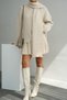 Women's Scarf-Skirt 3-Piece Knitwear Set - 4