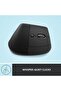 Lift Vertical Ergonomic Mouse, Wireless, Bluetooth or Logi Bolt USB receiver, Quiet clicks, - 4