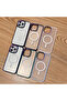Clear Magnetic Wireless Charging Electroplated Phone Case iPhone 6/7/8/9/13/14/15 Promax - 7