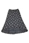 Women's Elastic Waist Patterned Fish Skirt