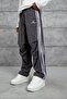 Men's Sweatpants Etxoebang Written Fabric Anthracite Baggy Parachute Loose Fit