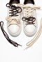 Warron Ecru Brown Genuine Leather Women's Sneakers - 2