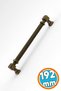 Furniture Drawer Kitchen Cabinet Cupboard Handles Kulb 19.2 cm 192 mm Striped Antique Yellow Metal Handle