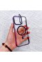 Latest Design Shockproof Acrylic Back Cover Magnetic Wireless Charging Phone Case with Stand for iPh