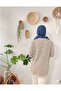 Women's Two Thread Hijab Tunic Striped Sweatshirt - 4