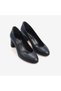 Genuine Leather Women's Daily Heeled Shoes 73832 - 3