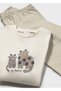 Baby Girl 3-Piece Set (1-4 Years) – Long Sleeve T-Shirt, Polka Dot Cardigan, and Solid Leggings - 4