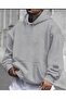 Men's Hooded Teddy Bear Printed - Tracksuit Set - 2