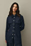 Pensli Denim Shirt Navy Blue - 4