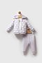 U.S Polo Assn Usb2771 Baby Girl 3-Piece Set - 4