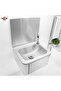 Grace Commercial Kitchen Knee Operated Hand Wash Sink Stainless Steel Kitchen Basin Hand Free Cateri - 5