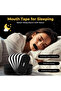 Mouth Tape for Sleeping – 30 Sleep Strips, Hypoallergenic Snore Reducing & Anti-Snoring Aid, Black - 2