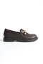 Women's Special Design Thick Soled Gold Buckle Casual Loafer Oxford Shoes - 3