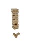 Jenga Educational Toy Natural Wooden Organic Balance Game Tower Large Size 54 Pieces - 5