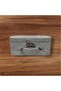 Password Leather Makeup-Shaving Box with Handle (Grey)