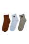 Socks - Set of 3 Cute Bear Pattern Socks - 2