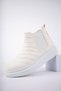 Slw205 Boston Laceless Skin Men's Sports Boots Bt - White - 5