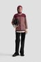 Buttoned Striped Knitwear Sweater 25Ktd4128 Claret Red - 2