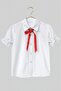 Girl's Ruffled Skirt White Shirt Set October 29 April 23 Performance Outfit School Activity Combination - 4
