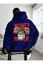 سويت شيرت كبير الحجم بتصميم مطبوع للجنسين من Money Maker