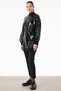 Sequined Half Fisherman Knitwear Tunic Black-Black