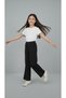 Girls' Wide-Leg Loose-Fit Pants - School Performance and Daily Use April 23 October 29 - 4