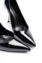 Women's Patent Leather High Galvanized Heeled 9.5 cm Shoes Elanora - 2
