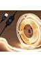DC 5V USB LED COB Strip with Inline Touch Dimming Switch 5 Meter White Warm