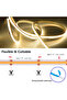 DC 5V USB LED COB Strip with Inline Touch Dimming Switch 5 Meter White - 3