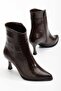 Vianna Brown Pointed Toe Heeled Women's Boots - 4