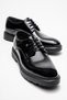 Men's Classic Patent Leather Evening Dress Shoes Suitable for Groom's Attire and Suits - 2