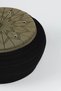 Talebe Yellow-Black Fabric-Green Skullcap-Round Wrap-Nâli Şerif-5 Meters - 5