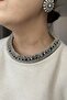 Soft Wool Blend Sweater with Stone Embroidered Collar - 2