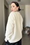 Soft Wool Blend Sweater with Stone Embroidered Collar - 4