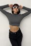 Alicia Women's Ribbed Knit Turtleneck Sweater |   Long Arm, Slim Fit , Single and Double Pack Option - 2