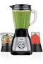 - 3 in 1 High Powered Blender with 1.5L Transparent Jar, 2 Grinder Mills, Stainless Steel Bla