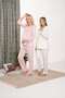 Women's Powder Lace Detailed Winter Special Design Maternity Pajama Set - 4