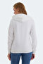 Katya Set of 2 Women's Zippered Hooded Pocket White - Black Sweatshirt - 6