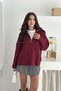 Oversize Hair Braided Half Zipper Knitwear Sweater Aw25Kz0052 - 6