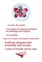 Pink Butterfly Children's Room Furniture Handle - 55 mm - Abs Plastic Single Button Cabinet and Drawer Handle - 8