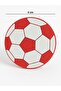 5 Pcs Soccer Ball Kids Room Furniture Handle Set - Polyester - Single Screw Cabinet and Drawer Handles - 7