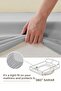 Elastic Cotton Fitted Combed Sheet Single Double King Size Bed 100X200, 160X200, 180X200 - 2