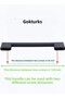 10 Pcs Black Furniture Handle Set Plastic Cover & Drawer Handles (96 mm 128mm Screw Spacing) - 2