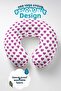 Purple Heart Pattern Neck Pillow - Romantic White Purple Soft Travel Pillow - 6