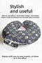 Colorful Rainbow Snail Pattern Neck Pillow - Cute Navy Blue Kids & Adult Travel Pillow