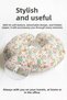 Animal Figured Cotton Neck Pillow - Floral Pastel Colored Kids & Adults Travel Pillow